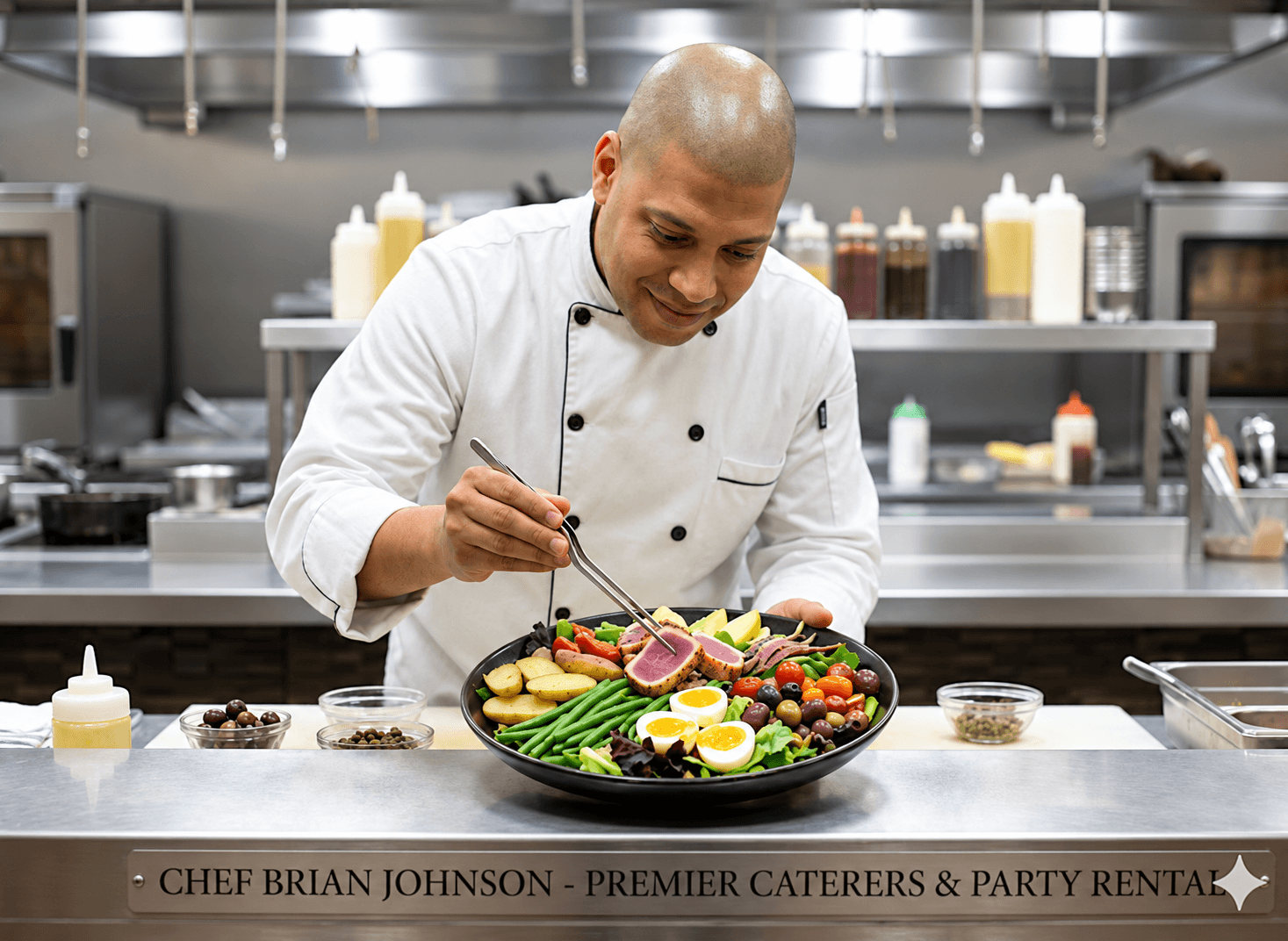 Chef Brian Johnson, portrait